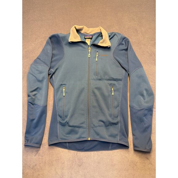 Patagonia Other - Patagonia Fleece Men Sz SM Blue Full Zip Thermal Polartec Jacket